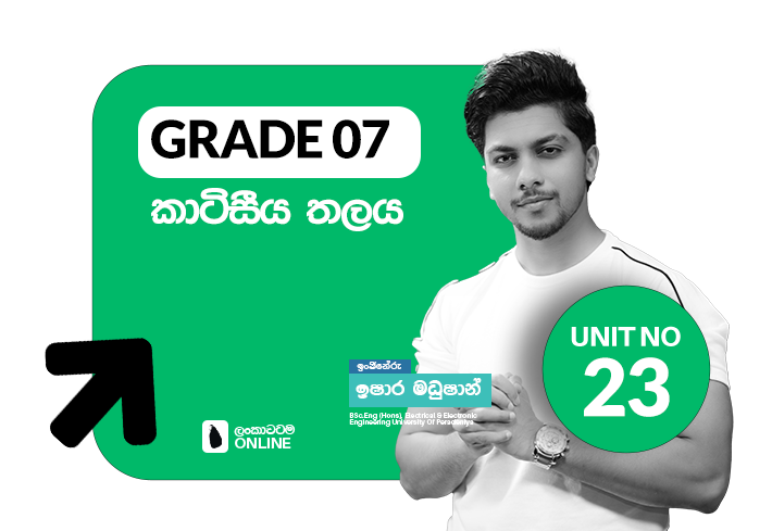 Grade 07 | Unit 23 | කාටිසීය තලය