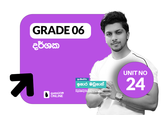 Grade 06 | Unit 24 | දර්ශක