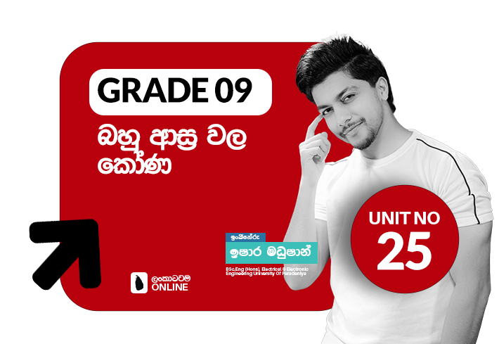 Grade 09 | Unit 25 | බහු ආස්‍ර වල කෝණ